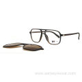 Ultem Clip On Eyeglasses Frame Polarized Sunglasses